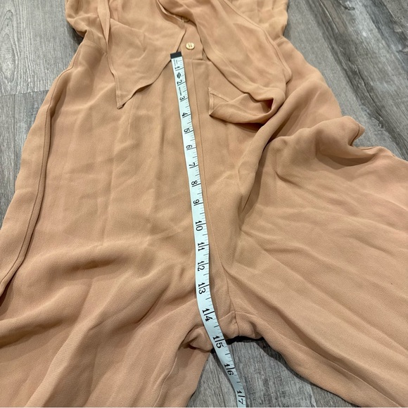 Reformation Elegant Beige Frannie Jumpsuit with Bow Detail - 0 - Picture 7 of 10